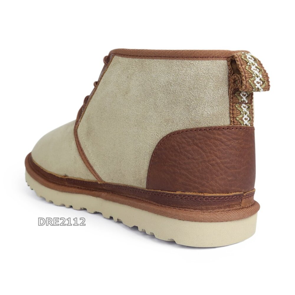 UGG Neumel Suede Leather Fur Boots *NEW* - Picture 4 of 7